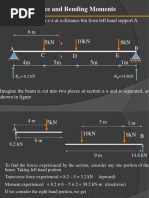 Shear Force and Bending Moments: 5kN 10kN 8kN A C D B E