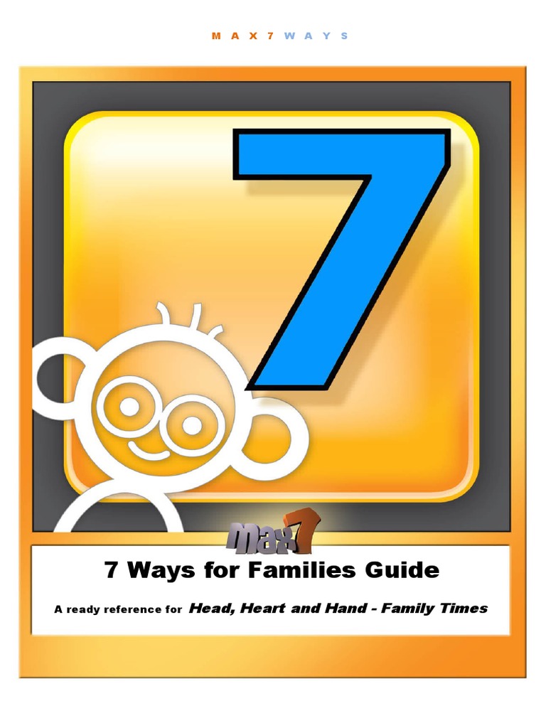 7ways For Families v01 | PDF | Prayer | Friendship