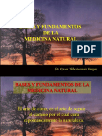 Bases y Fundamentos de Medicina Natural