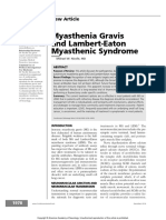 Myasthenia Gravis and Lambert-Eaton Myasthenic Syndrome - Continuum December 2016