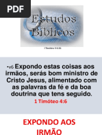 I Timótio 4.... ESTUDO