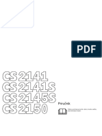 JOHSERED CS 2150 Turbo-UPUTSTVO PDF