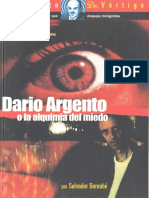 Dario Argento o La Alquimia Del Miedo Salvador Bernabe