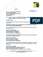 Carta de Observaciones