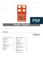 TC Electronic Shaker Vibrato Manual Spanish