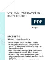 Opstruktivni Bronhitis I Bronhiolitis