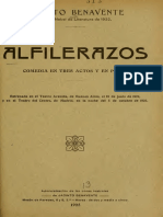 Jacinto Benavente - Alfilerazos, Facsimil 1925