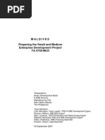 Maldives SME Development Project PDF