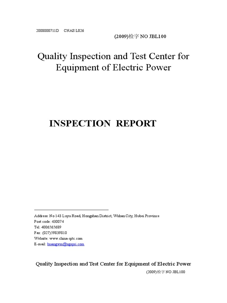 Lightening Arrester 500kVTest Report English | PDF | High Voltage | Voltage