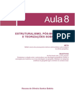 Estruturalismo, Pós-Modernismo Na Geografia