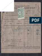 Ottoman Train Ticket