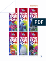 TROLLS Bookmarks