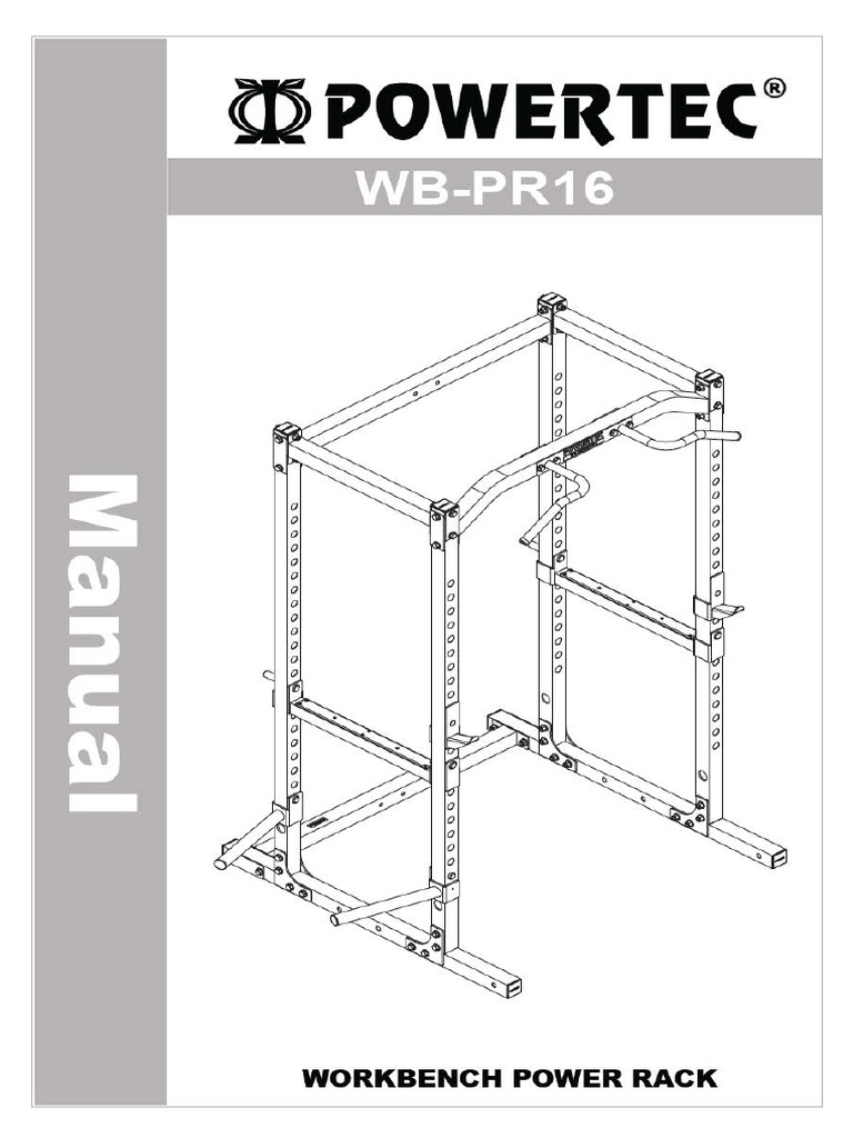 Powertec Workbench Assembly Manual PowerTec Workbench Multisystem