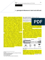 Drillability Prediction - Geological Influences in Hard Rock Drill and Blast Tunneling
