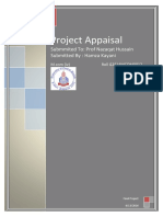 Project Appraisal Fianl