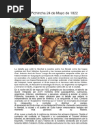 Batalla De Pichincha 24 De Mayo De 1822 Guerra De La Era