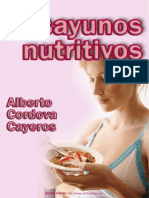 Desayunos Nutritivos PDF