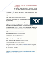 Dicas de Estudos - Olavo de Carvalho