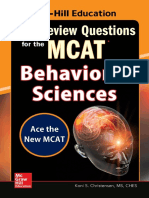 500 Review Questions For The MCAT Behavioral Sciences