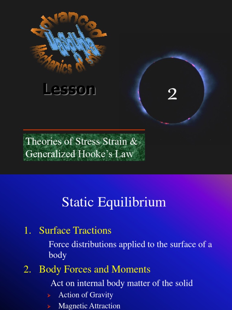 Stress Strain Theories & Hooke's Law | PDF | Stress (Mechanics ...
