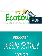 Selva Central - Pozuzo Prof Gutierrez 3dias 2noches 2017