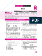 Nco Sample Paper Class-10