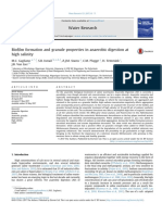 Biofilm Formation and Granule Properties in Anaerobic Digestion at High Salinity