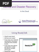 Backup Disaster Recovery