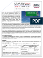 1210 - Advanced - IT - Audit - School - Network Audit and Security - ITG301 - Flyer - v3