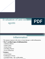 Evaluation of Anti-Inflammatory Agents