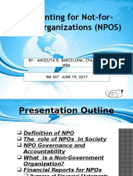 Accounting For NPOs