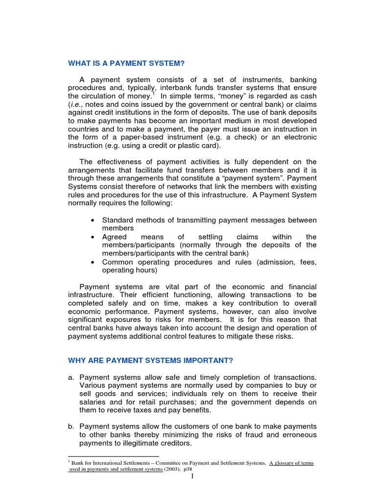 Overview of Philippine Payment Systems | PDF | Payment System | Payments