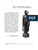 Cuire Des Statues Lusage de La Steatite PDF