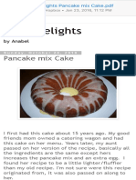 Oven Delights Pancake Mix Cake