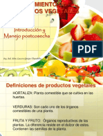 pocesamiento de productos vegetales