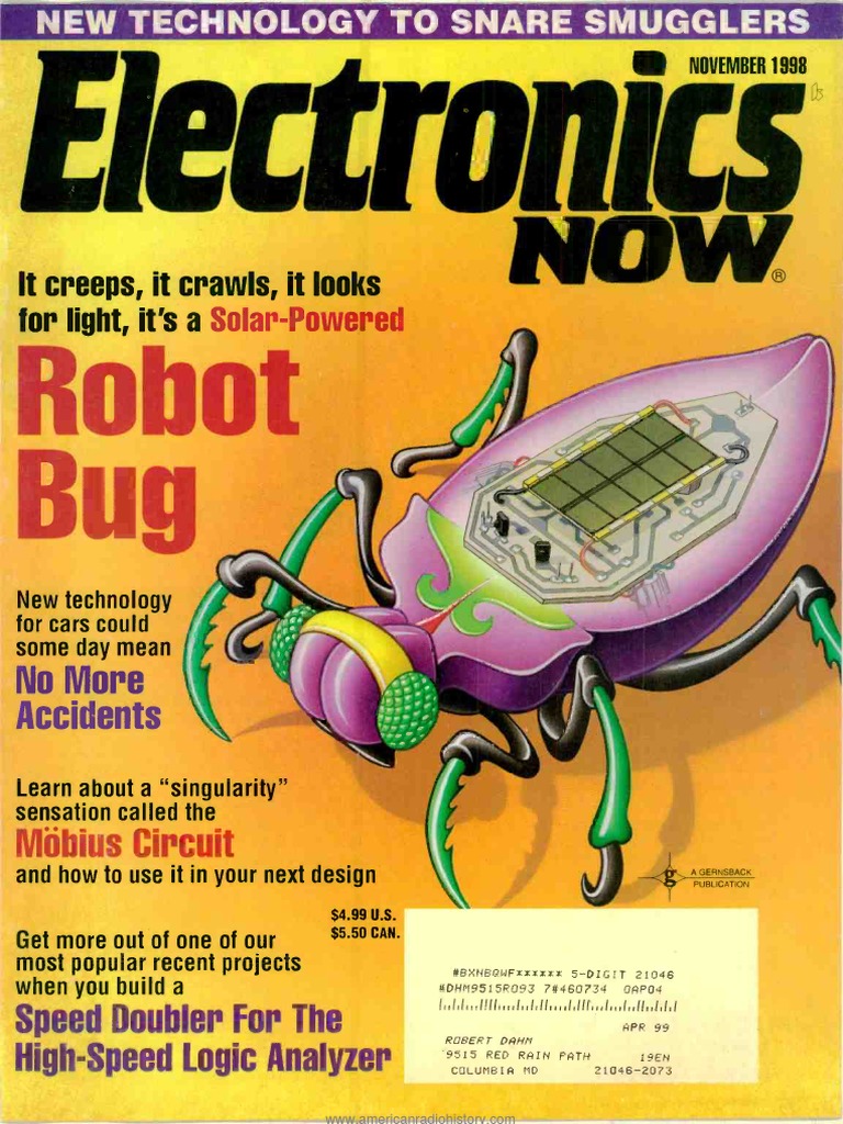 Electronics Now 11-1998, PDF, Printed Circuit Board