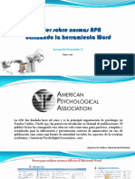 Taller Normas APA Con Herramienta de Word LF PDF