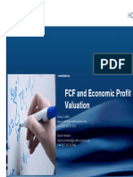 FCF and Economic Profit Valuation PDF