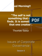 Issues in Ethical Behaviour and Corporate Governance 07