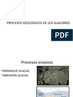 Procesos Geológicos de Los Glaciares