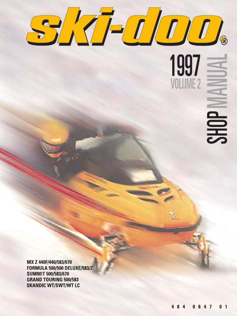 1997 SkiDoo Shop Manual | PDF | Nut (Hardware) | Belt (Mechanical)
