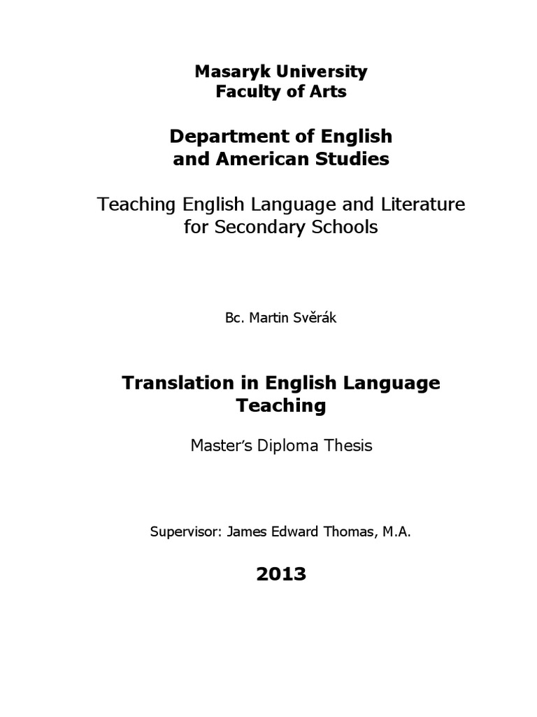 Translation in English Language Teaching | PDF | Second Language ...