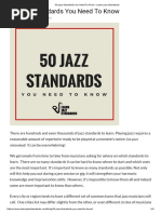 Download 50 Jazz Standards You Need to Know - Learn Jazz Standards by mrnogood SN353339200 doc pdf