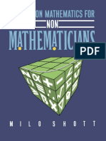 Foundation Mathematics For Non-Mathematicians