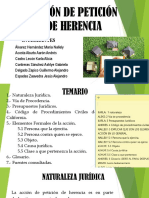 Exposición Sobre Accion de Peticion de Herencia