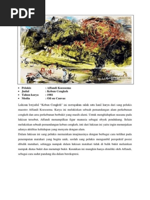 Fantastis 28+ Gambar Lukisan Affandi Kebun Cengkeh - Bari Gambar