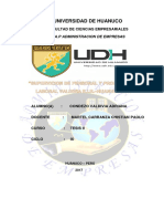 Superposicion de Personal y Productividad Laboral de La Empresa Valdivia