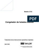 Manual Taylor C723 Spanish