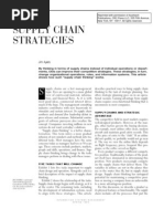 Supply Chain Strategies