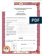 Ijazah SD 2017